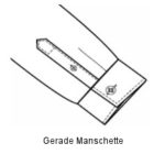 Gerade Manschette (25300)